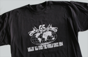 BEEMER GS 20th anniversary T-shirt ROLLIN' ALL OVER THE WORLD SINCE 1994